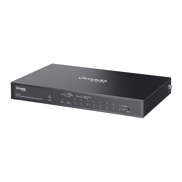 Omada 10-Port Gigabit Switch with 8-Port PoE | ES210GP